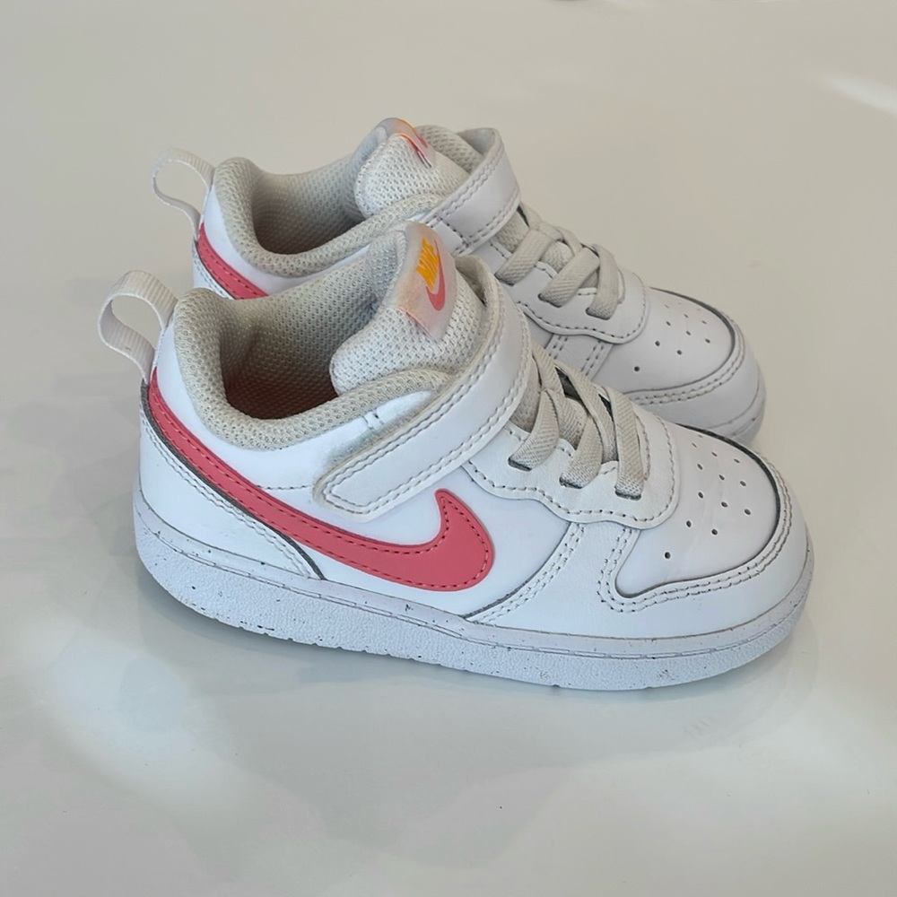Nike Kids Sneakers White and Pink